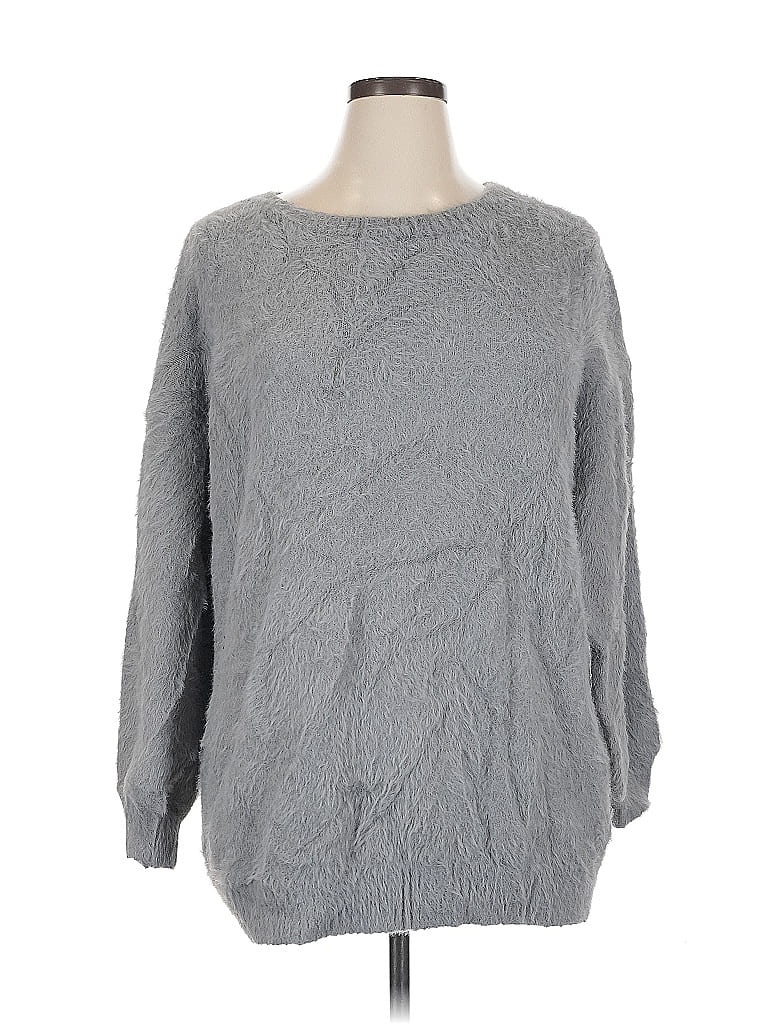 Pre-owned Assorted Brands Pullover Sweater In Gray