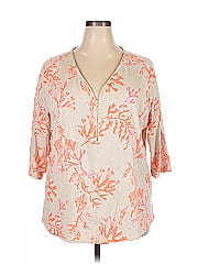 Belle By Kim Gravel 3/4 Sleeve Blouse