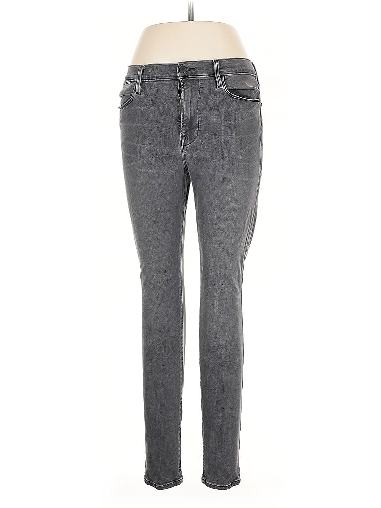 Pre-owned Frame Jeans In Gray