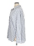 Max Studio Stripes Blue Long Sleeve Blouse Size XL - photo 5