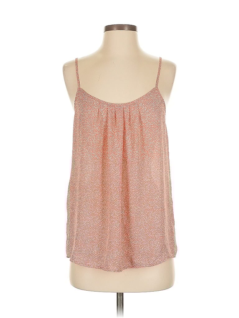 Pre-owned Ann Taylor Loft Sleeveless Blouse In Orange