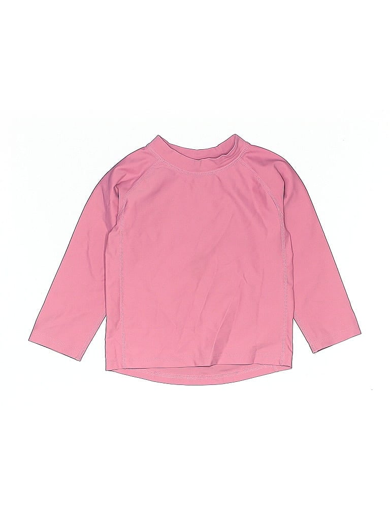 Click to view more detailed imagery on our partner's website Pre-owned Leveret Kids' Rash Guard In Pink