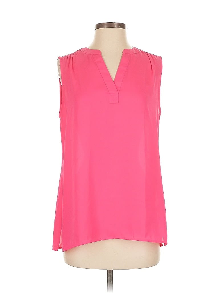 Chaus 100% Polyester Pink Sleeveless Blouse Size S - photo 1