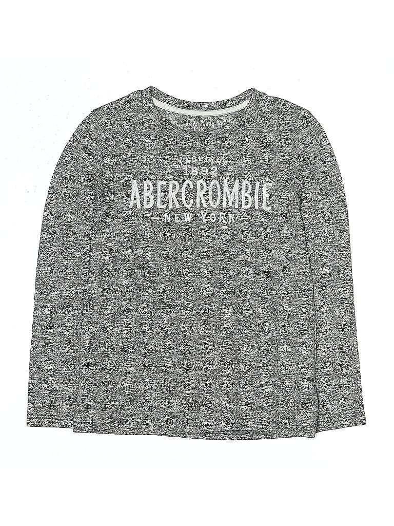 Abercrombie Kids Gray Long Sleeve T-Shirt Size 9 - 10 - photo 1