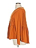 Terra & Sky Orange Long Sleeve Blouse Size 0X - photo 4