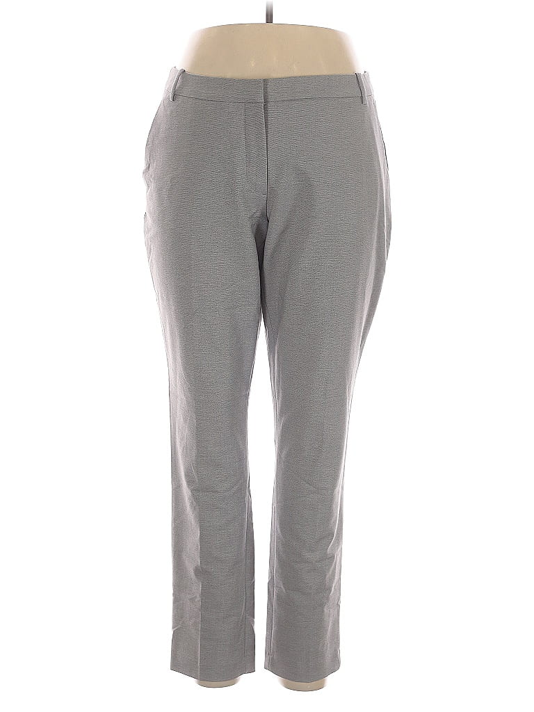 Pre-owned H&m Casual Pants In Gray