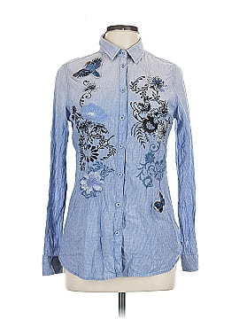Desigual Long Sleeve Button Down Shirt
