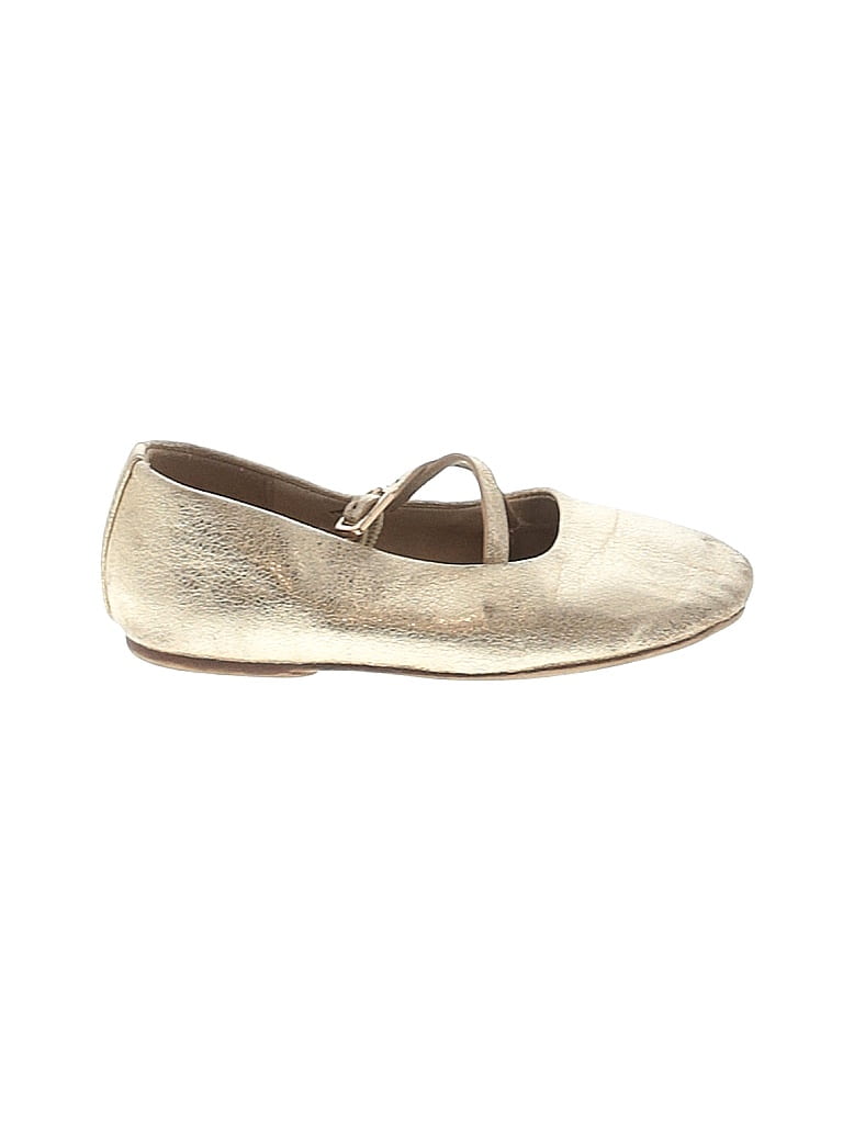Click to view more detailed imagery on our partner's website Pre-owned Zara Kids' Flats In Gold