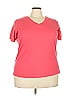 Woman Within 100% Cotton Pink Short Sleeve T-Shirt Size 22 - photo 1