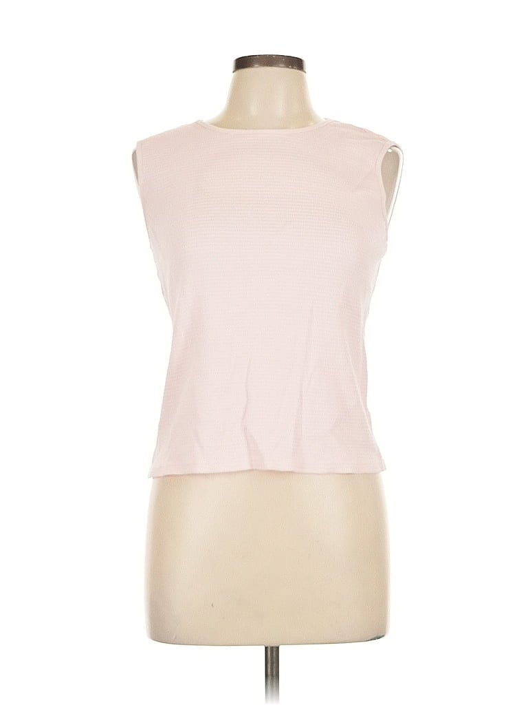 Click to view more detailed imagery on our partner's website Pre-owned Karen Scott Sleeveless T-shirt In Pink