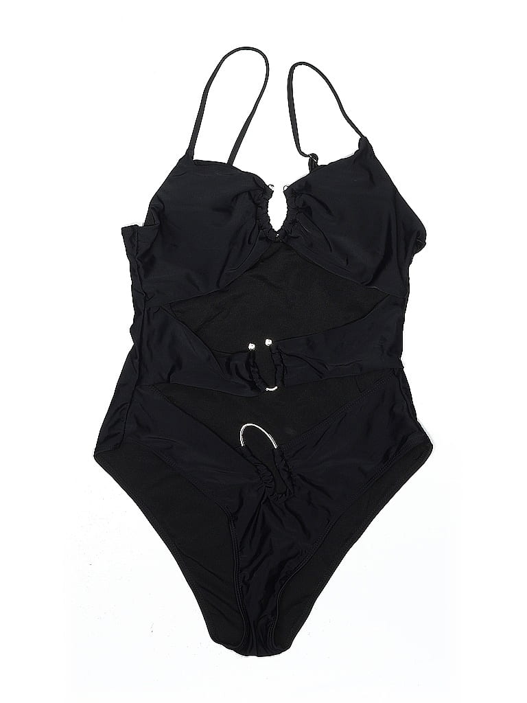 Pre-owned Unbranded Bodysuit In Black