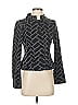 Saks Fifth Avenue Chevron-herringbone Gray Jacket Size 2 - photo 1