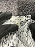 Soft Joie 100% Rayon Animal Print Silver Long Sleeve Blouse Size S - photo 7