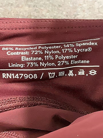 Outdoor Voices Burgundy Casual Skirt Size M