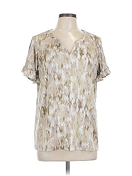 Susan Graver Short Sleeve Blouse