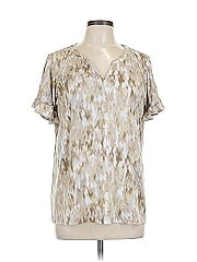 Susan Graver Short Sleeve Blouse