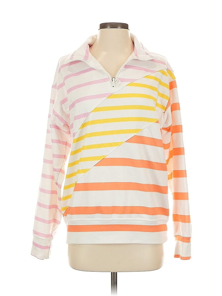 Solid & Striped Stripes Pink Pullover Sweater Size XS - photo 1