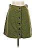 Madewell Solid Green Casual Skirt Size 0 - photo 1