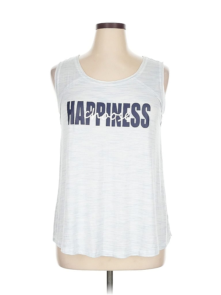 Pre-owned Active Sleeveless T-shirt In Blue