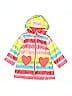 Pink Platinum 100% Polyurethane Hearts Pink Raincoat Size 3T - photo 1
