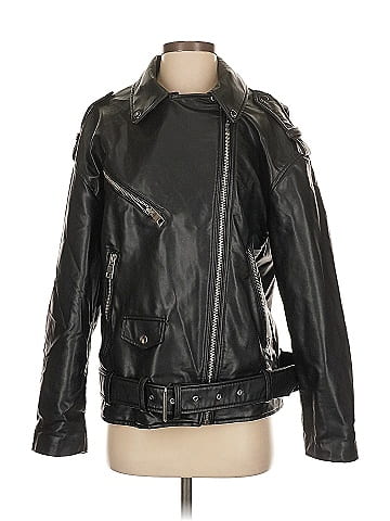 Zara Faux Leather Jacket (view 1)
