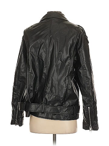Zara Faux Leather Jacket (view 2)
