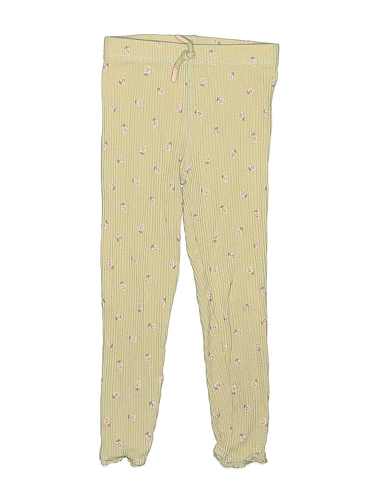 easy-peasy Hearts Yellow Casual Pants Size 4T - photo 1
