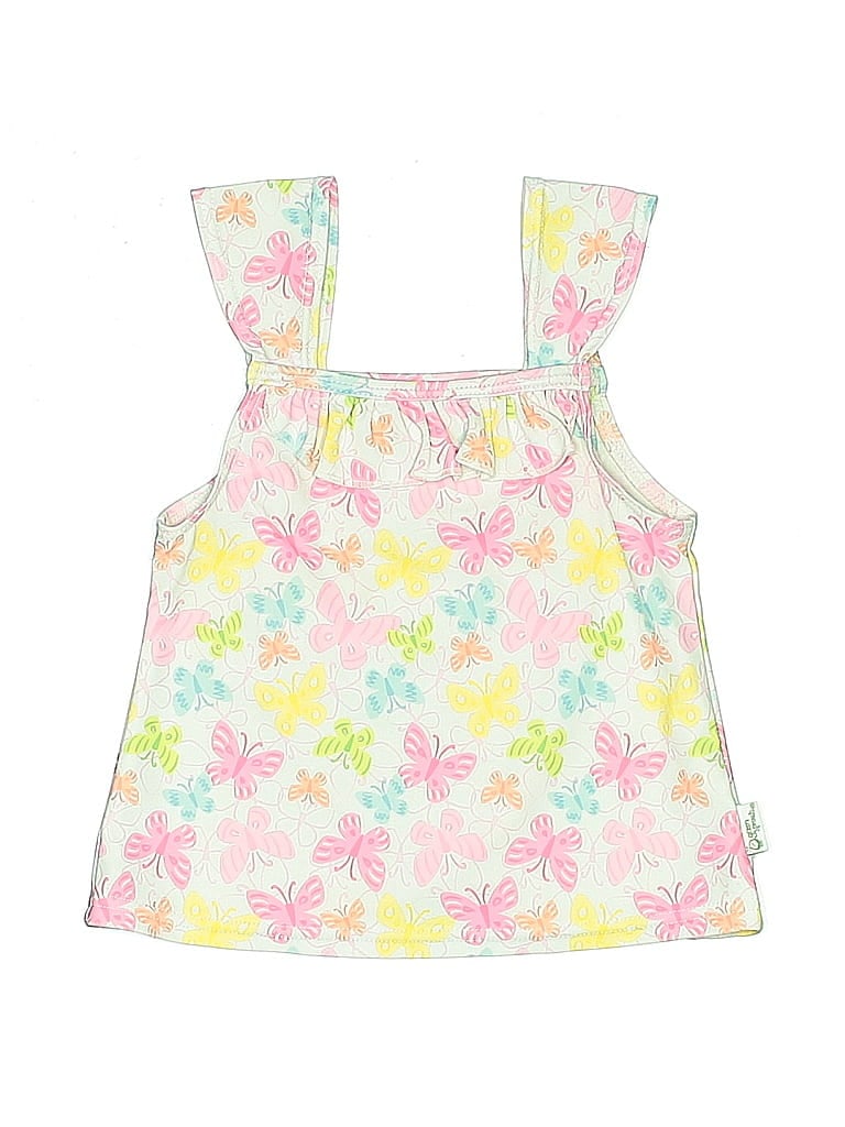 Click to view more detailed imagery on our partner's website Pre-owned Green Sprouts Babies' Tank Top Ivory Tops In White