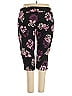 Terra & Sky Floral Pink Black Casual Pants Size 2X - photo 2