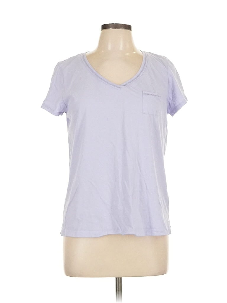 Pre-owned Carole Hochman Short Sleeve T-shirt In Purple