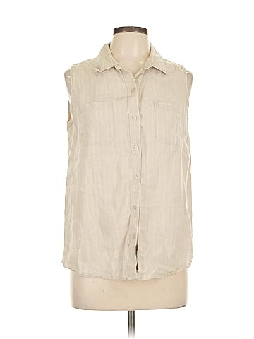 Company Ellen Tracy Sleeveless Button-Down Shirt (view 1)