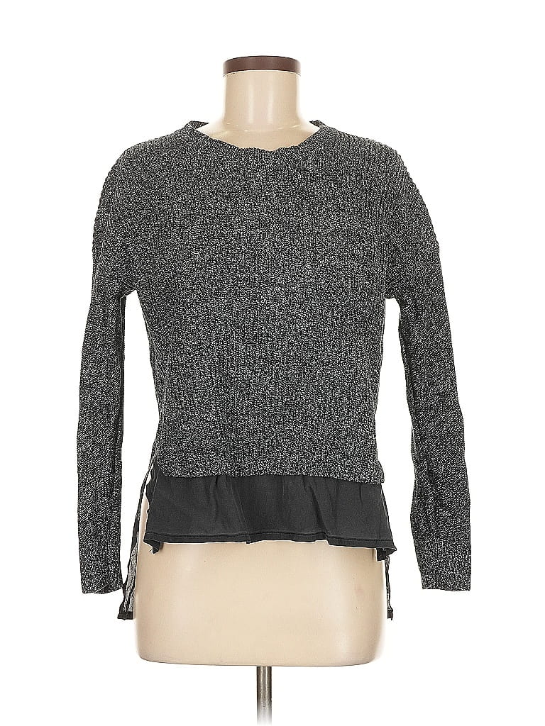 Pre-owned Madewell Pullover Sweater In Gray