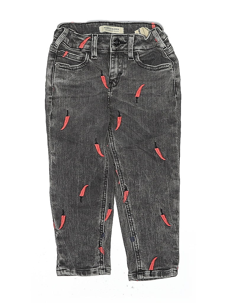 Scotch & Soda Graphic Gray Jeans Size 4 - photo 1