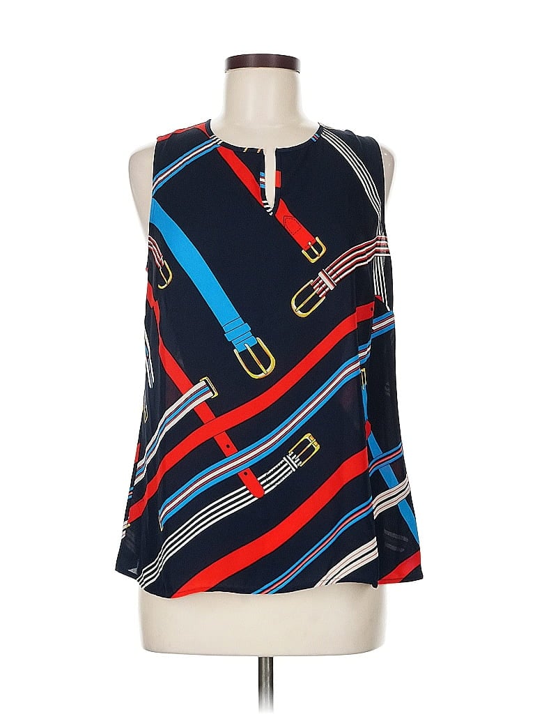 CABI Pre-owned Sleeveless Blouse In Blue