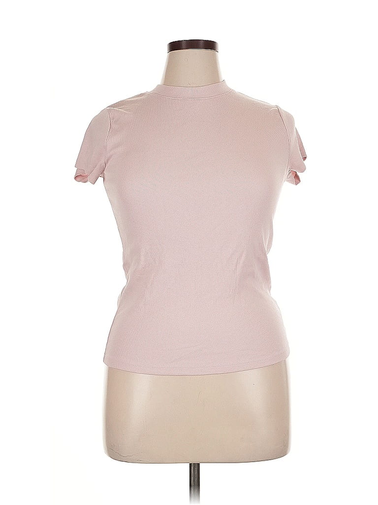 Click to view more detailed imagery on our partner's website Pre-owned A New Day Short Sleeve Turtleneck In Pink