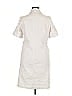 DressBarn Solid Ivory Short Sleeve Button-Down Shirt Size 14 - photo 2