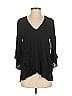 Karen Kane 100% Rayon Black 3/4 Sleeve Blouse Size XS - photo 1