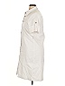DressBarn Solid Ivory Short Sleeve Button-Down Shirt Size 14 - photo 4