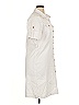DressBarn Solid Ivory Short Sleeve Button-Down Shirt Size 14 - photo 3