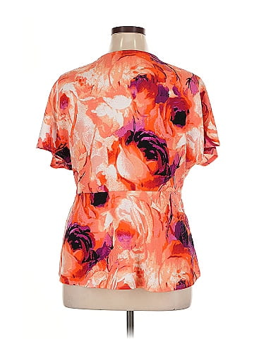 Worthington Short Sleeve Blouse (view 2)