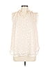 Umgee Ivory Sleeveless Blouse Size L - photo 1