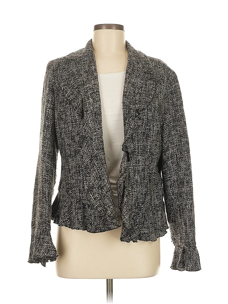 Pre-owned Coldwater Creek Cardigan Sweater In Gray