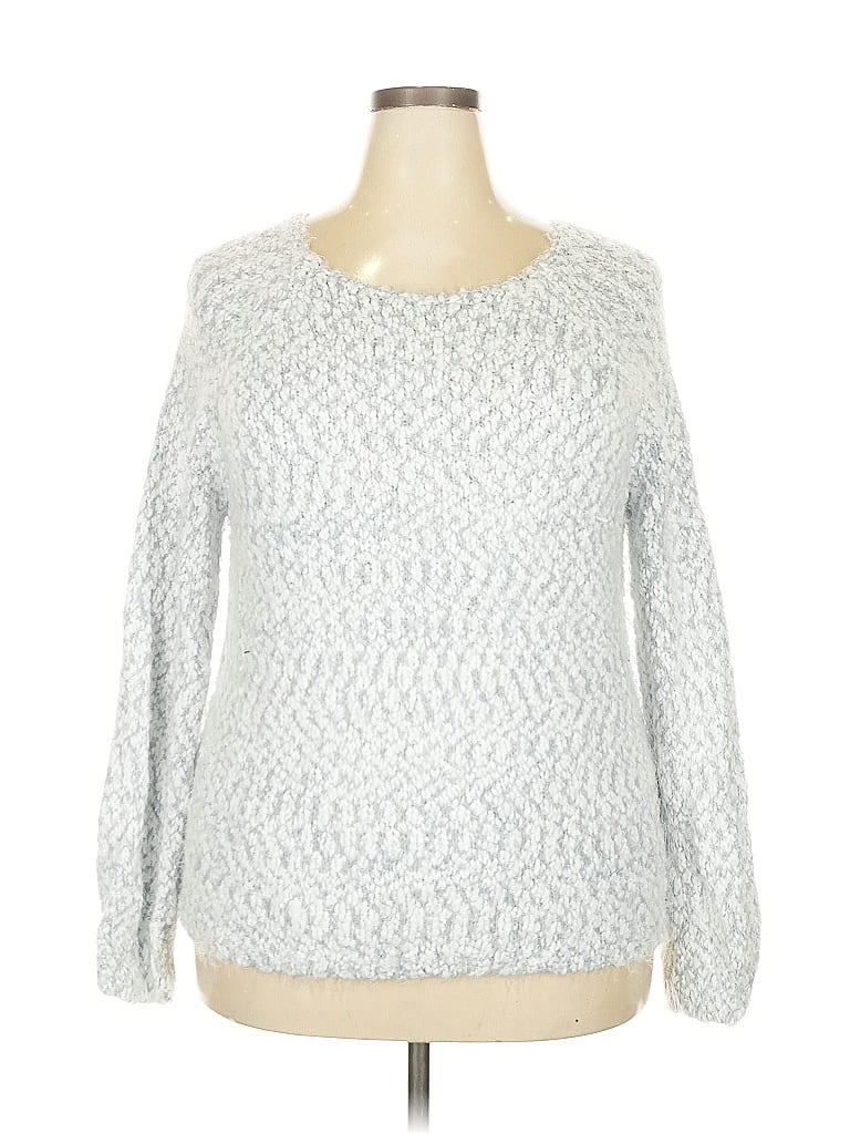 Pre-owned Buffalo By David Bitton Pullover Sweater In Silver