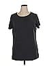 Cherokee Solid Black Short Sleeve T-Shirt Size XL - photo 1