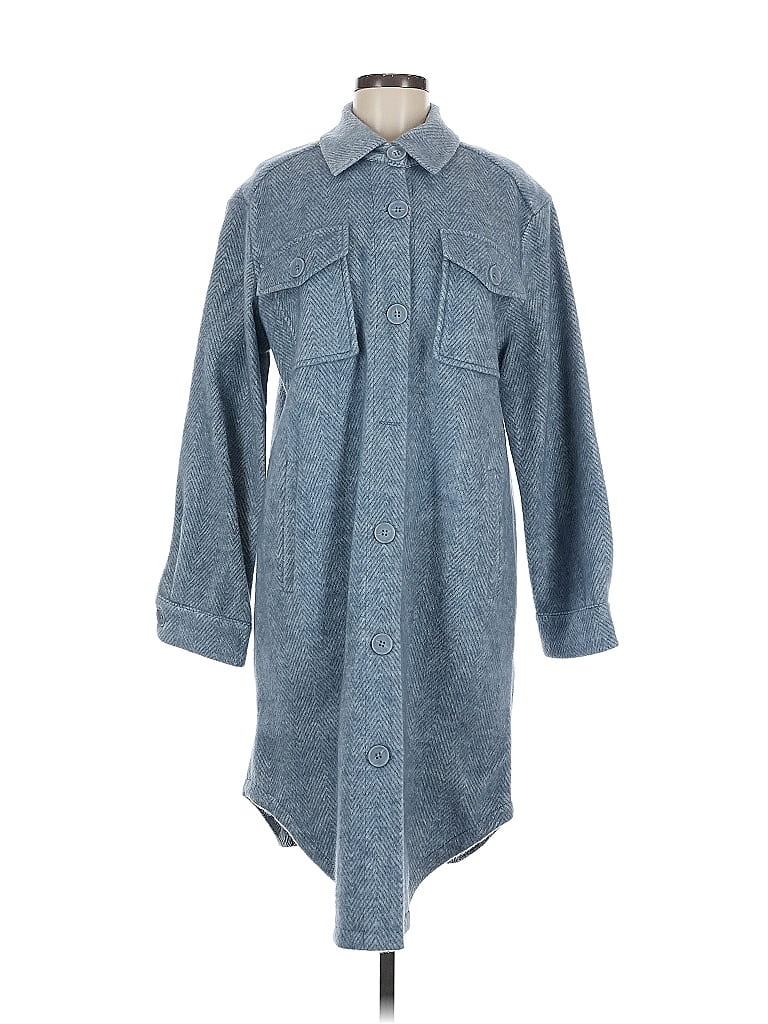 Click to view more detailed imagery on our partner's website Pre-owned Michael Stars Coat In Blue