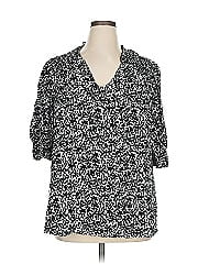 Terra & Sky Short Sleeve Blouse