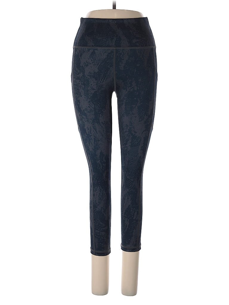 Pre-owned Zyia Active Jeggings In Blue