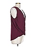 West Kei Burgundy Sleeveless T-Shirt Size L - photo 3