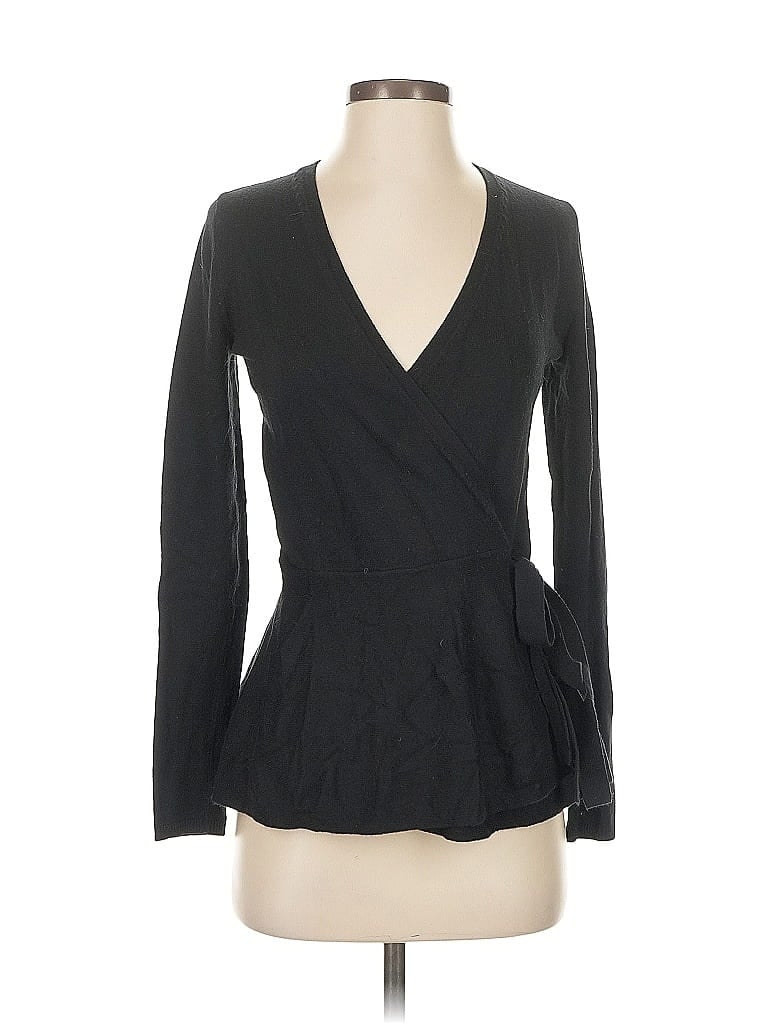 Pre-owned Ann Taylor Cardigan Sweater In Black