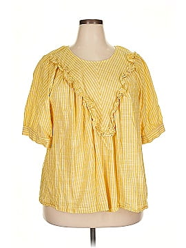 Terra & Sky Short Sleeve Blouse